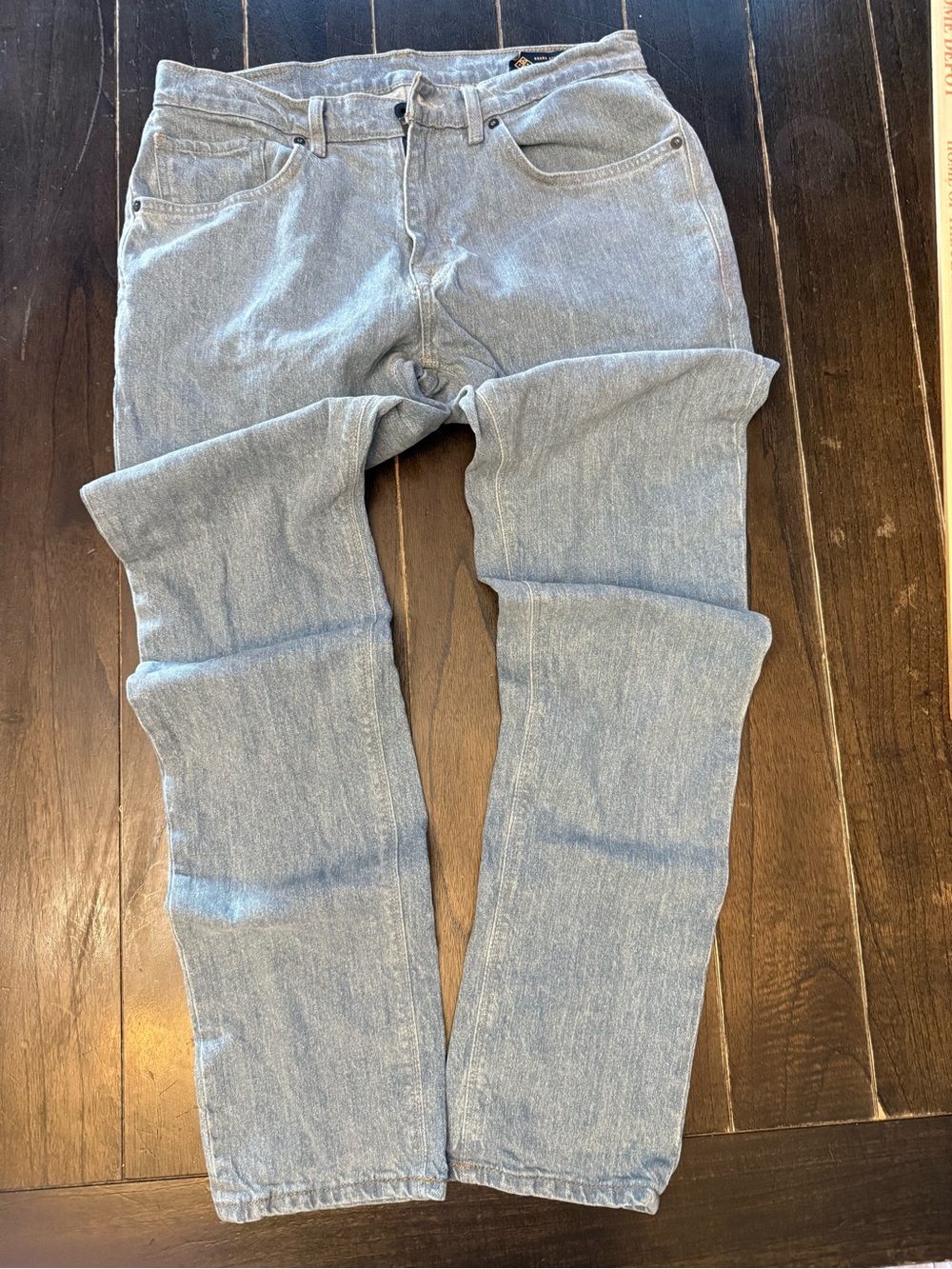 Roark HWY 133 Men’s 33x32 Jeans Standard Slim Fit Smoky Wash Hemp Denim RD208